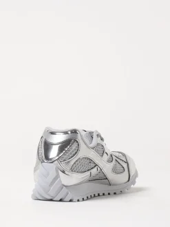 Sneakers Orbit in mesh e pelle sintetica laminata