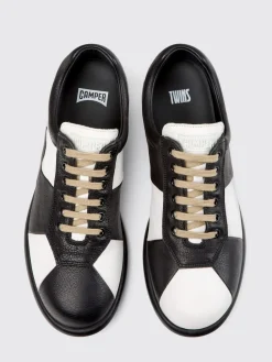 Sneakers Pelotas Camper in pelle bicolor conciata al vegetale