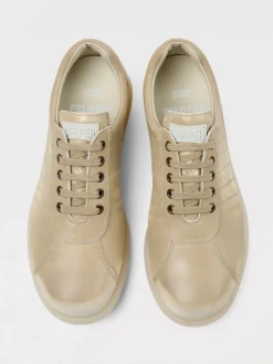 Sneakers Pelotas Camper in pelle laminata conciata al vegetale