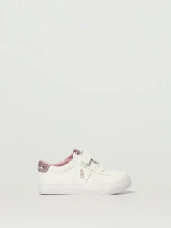 Sneakers Polo Ralph Lauren in pelle sintetica con glitter
