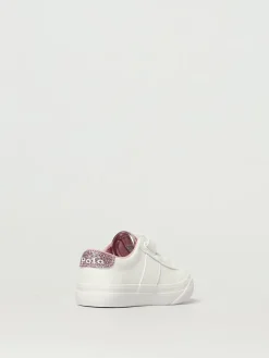 Sneakers Polo Ralph Lauren in pelle sintetica con glitter