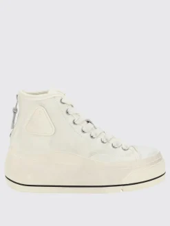 Sneakers R13 in canvas di cotone effetto used