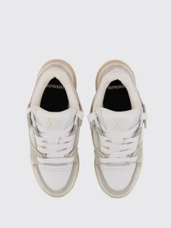 Sneakers Represent in camoscio e mesh