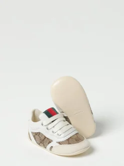 Sneakers Re-Web Gucci in pelle e misto cotone con monogram jacquard