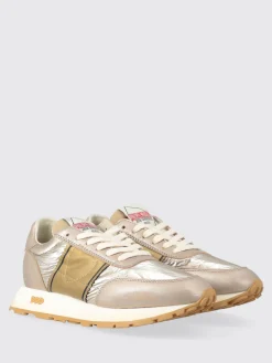 Sneakers Running Tour Philippe Model in pelle laminata e nylon