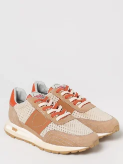 Sneakers Running Tour Philippe Model in camoscio e mesh traforato