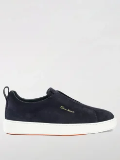 Sneakers Santoni in camoscio