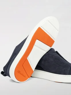 Sneakers Santoni in camoscio