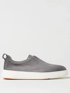 Sneakers Santoni in camoscio