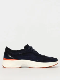 Sneakers Santoni in camoscio