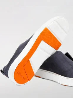 Sneakers Santoni in camoscio