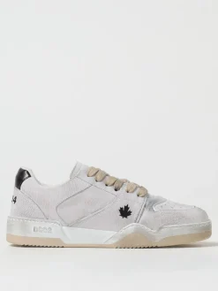 Sneakers Spiker Dsquared2 in camoscio used