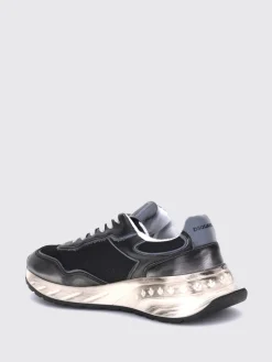 Sneakers Sprinter Dsquared2 in pelle laminata e canvas used