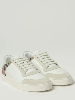 Sneakers Stevie Burberry in pelle e canvas