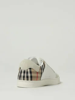 Sneakers Stevie Burberry in pelle e canvas