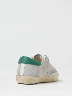 Sneakers Super-Star Golden Goose in mesh e pelle used