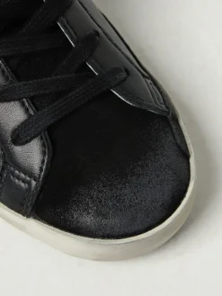 Sneakers Super-Star Golden Goose in nappa e glitter used