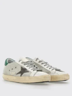 Sneakers Super-Star Golden Goose in pelle e mesh used