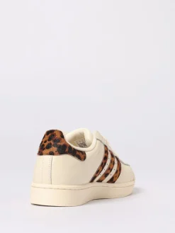 Sneakers Superstar II Adidas Originals in pelle e cavallino animalier