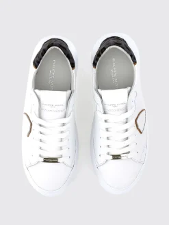 Sneakers Temple Philippe Model in pelle e cavallino animalier