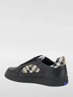 Sneakers Terrace Burberry in pelle e cotone spalmato
