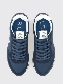 Sneakers Tom Solid SUN68 in camoscio e mesh