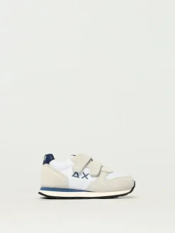 Sneakers Tom SUN68 in camoscio e nylon