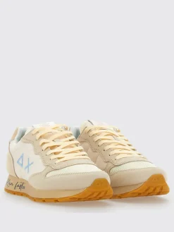 Sneakers Tom Vintage SUN68 in camoscio e mesh