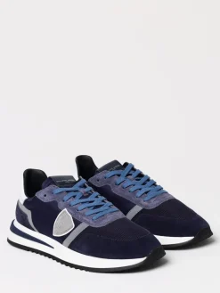 Sneakers Tropez 2.1 Philippe Model in camoscio e mesh