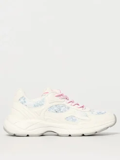 Sneakers Twinset Actitude in pelle sintetica e mesh stampato