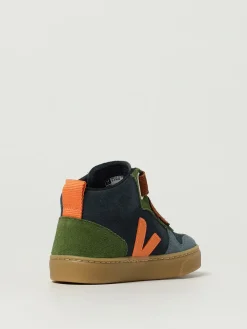 Sneakers V-10 Mid Veja in camoscio senza cromo