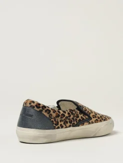 Sneakers VCE Penstar Golden Goose in cavallino animalier effetto used