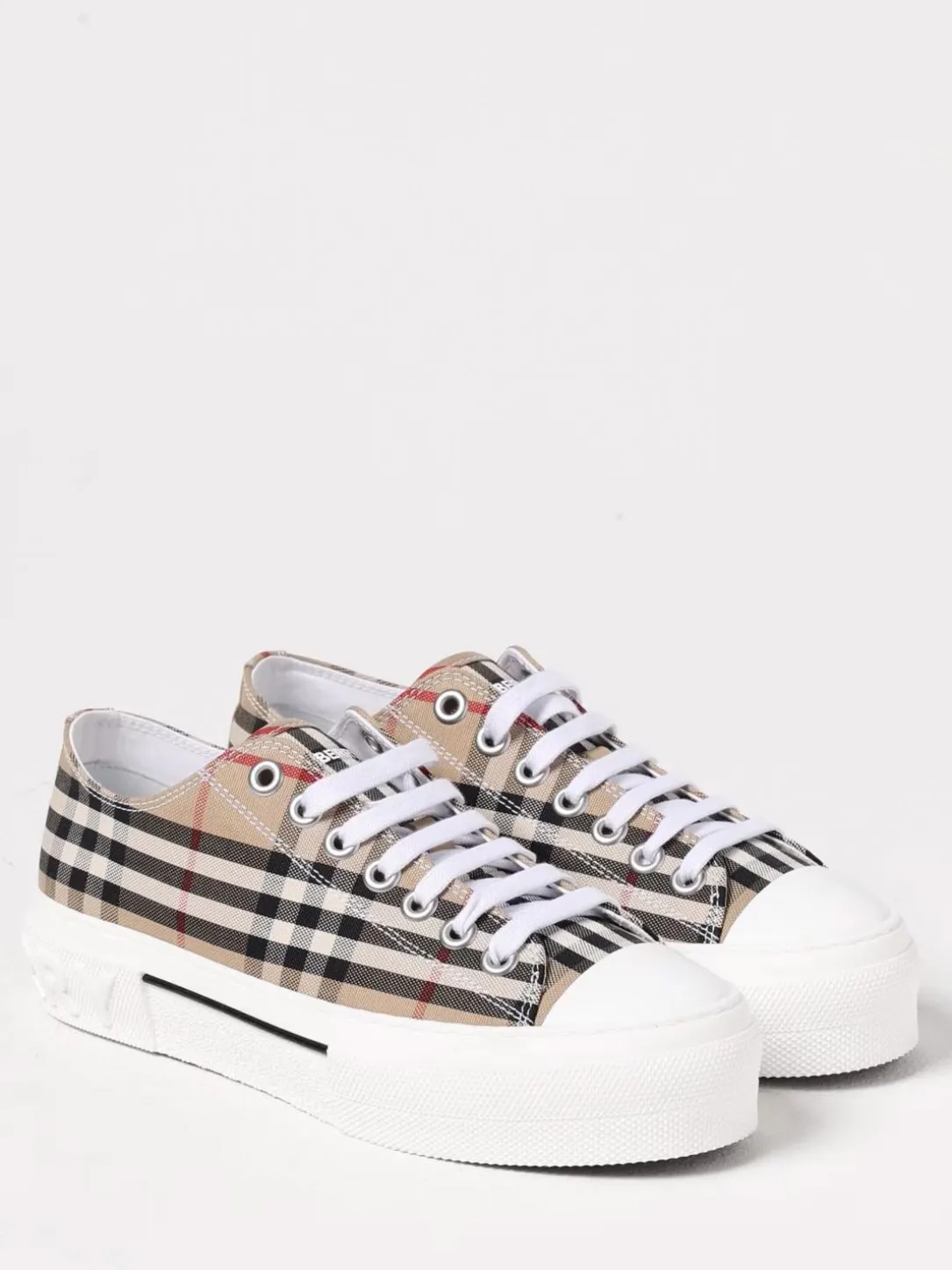 Sneakers Vintage Check Burberry in canvas di cotone