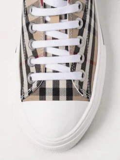Sneakers Vintage Check Burberry in canvas di cotone