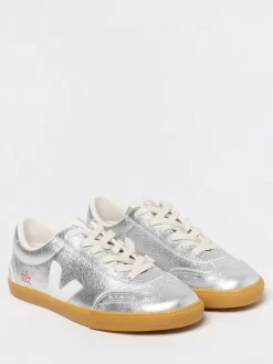Sneakers Volley NK x Veja in pelle a grana laminata