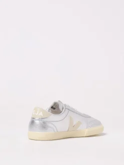 Sneakers Volley Veja in pelle laminata con motivo brogue