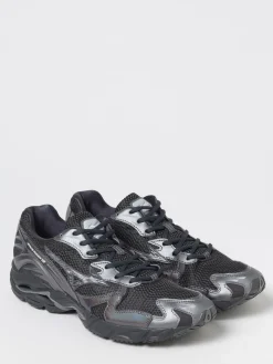 Sneakers Wave Rider 10 Mizuno in mesh e pelle laminata