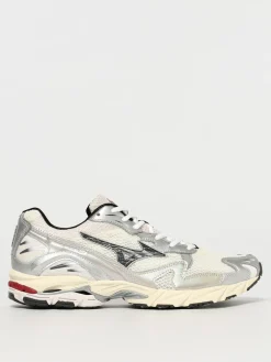 Sneakers Wave Rider 10 Mizuno in mesh e pelle laminata