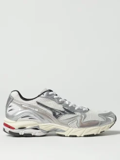 Sneakers Wave Rider 10 Mizuno in mesh e pelle sintetica laminata