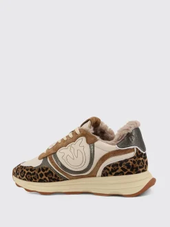 Sneakers Zoe 01 Pinko in pelle stampa animalier