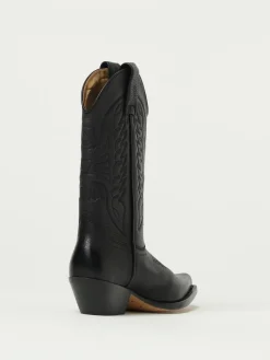 Stivale MM6 Maison Margiela in pelle con ricami