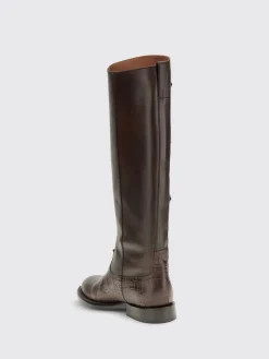 Stivale Montana Paris Texas in pelle stampa cocco