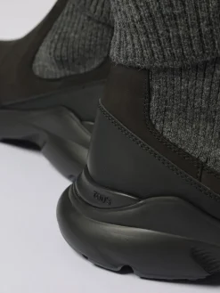 Stivaletto Chelsea Tod's in nabuk e lana merino