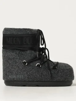 Stivaletto da neve Icon Low Moon Boot in feltro e camoscio
