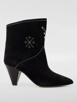 Stivaletto Loline Isabel Marant in camoscio con borchie applicate