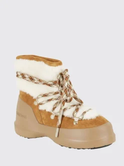 Stivaletto Luna Moon Boot in camoscio e shearling