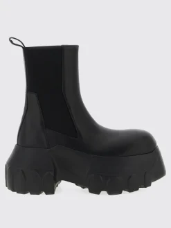 Stivaletto Mega Tractor Rick Owens in pelle