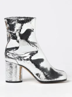 Stivaletto Tabi Mirror Maison Margiela in pelle laminata cracklè