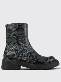 Stivaletto Vamonos Camper in pelle stampa pitone