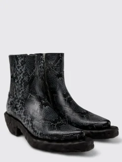 Stivaletto Venga Camper in pelle stampa pitone